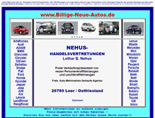 Tablet Screenshot of billige-neue-autos.de
